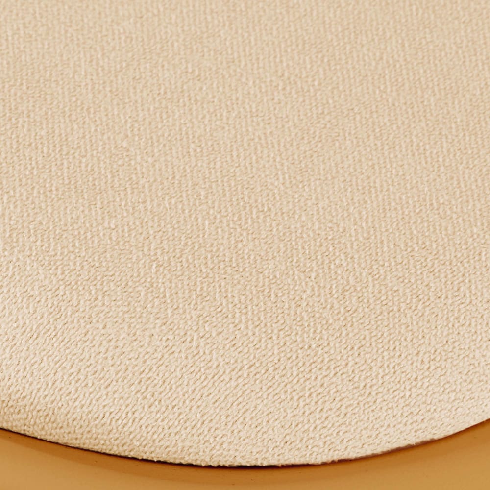 Chaise de bureau enfant Manel moutarde avec piètement chromé et roulettes — vue 6