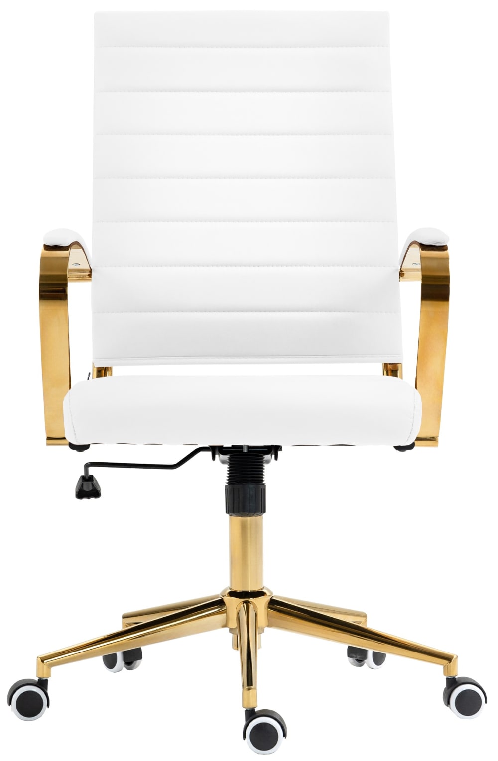 Chaise de bureau CLP Havanna pivotante avec dossier haut et accoudoirs rembourrés — vue 2