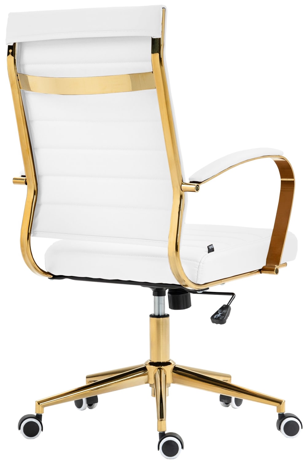 Chaise de bureau CLP Havanna pivotante avec dossier haut et accoudoirs rembourrés — vue 5