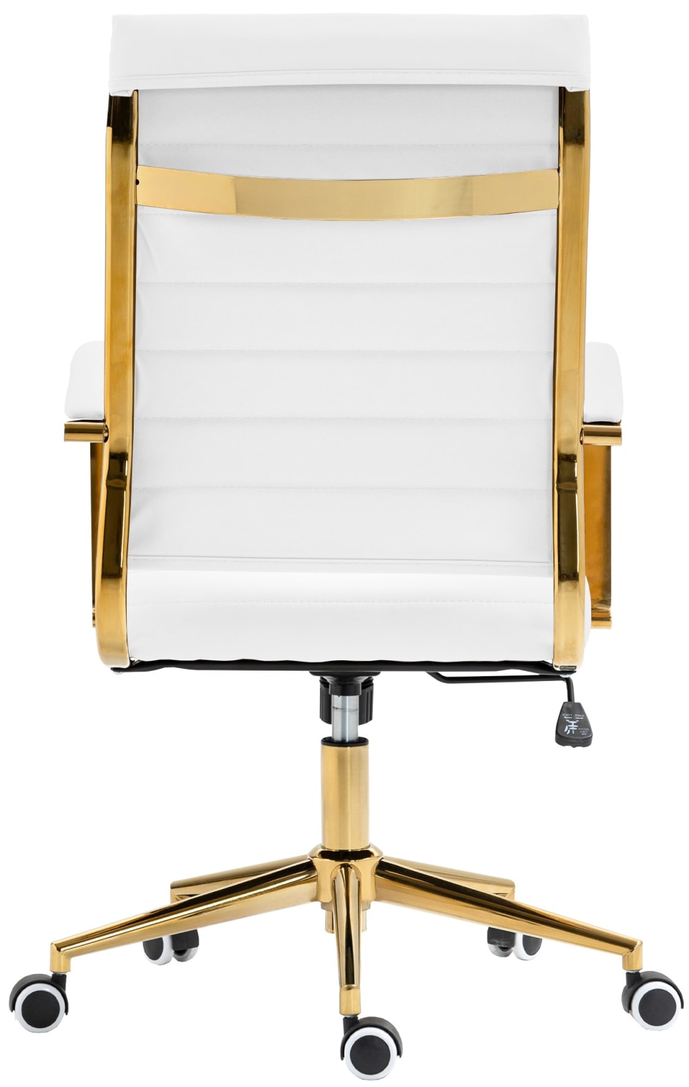 Chaise de bureau CLP Havanna pivotante avec dossier haut et accoudoirs rembourrés — vue 6