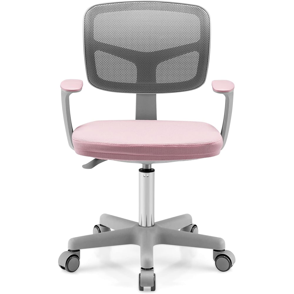 Chaise de bureau enfant Giantex avec assise pivotante et dossier en maille