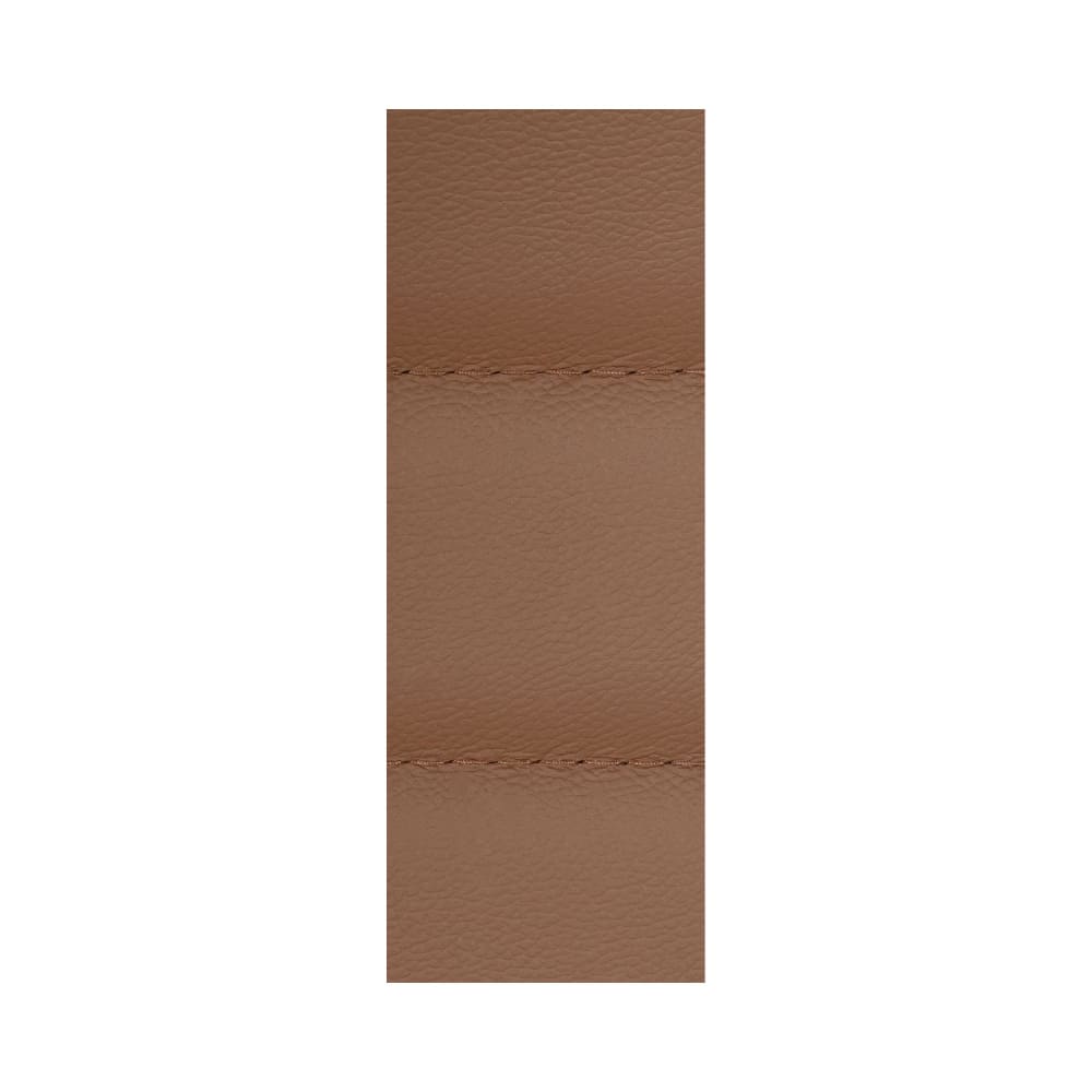 Chaise de bureau CLP Mollis marron clair en cuir grainé avec accoudoirs rembourrés — vue 6