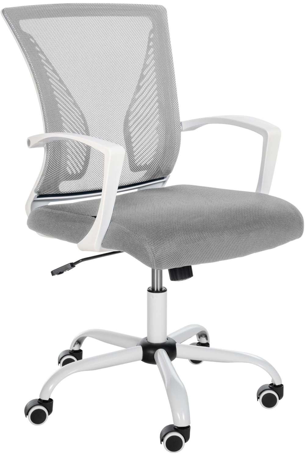 Chaise de bureau CLP Tracy pivotante avec dossier en maille et roulettes