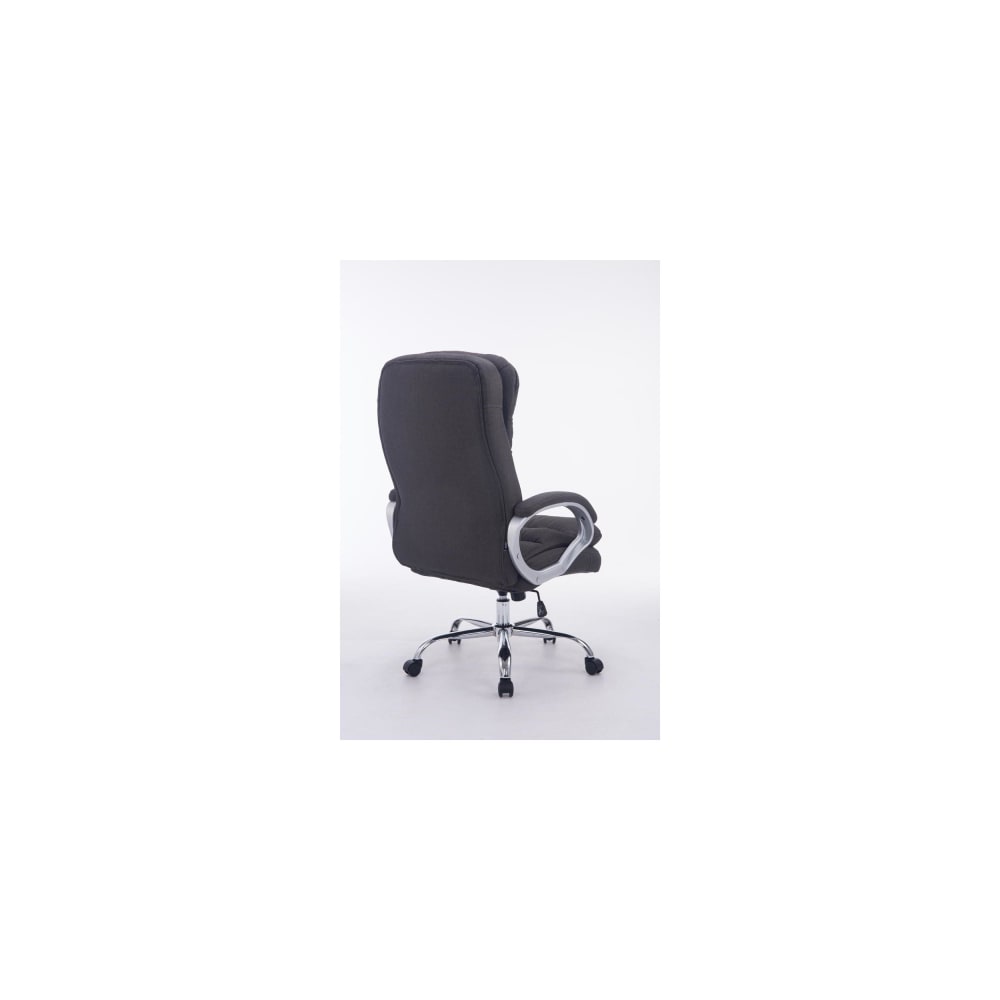 Fauteuil de bureau Big Vancouver en tissu gris foncé avec accoudoirs rembourrés — vue 4