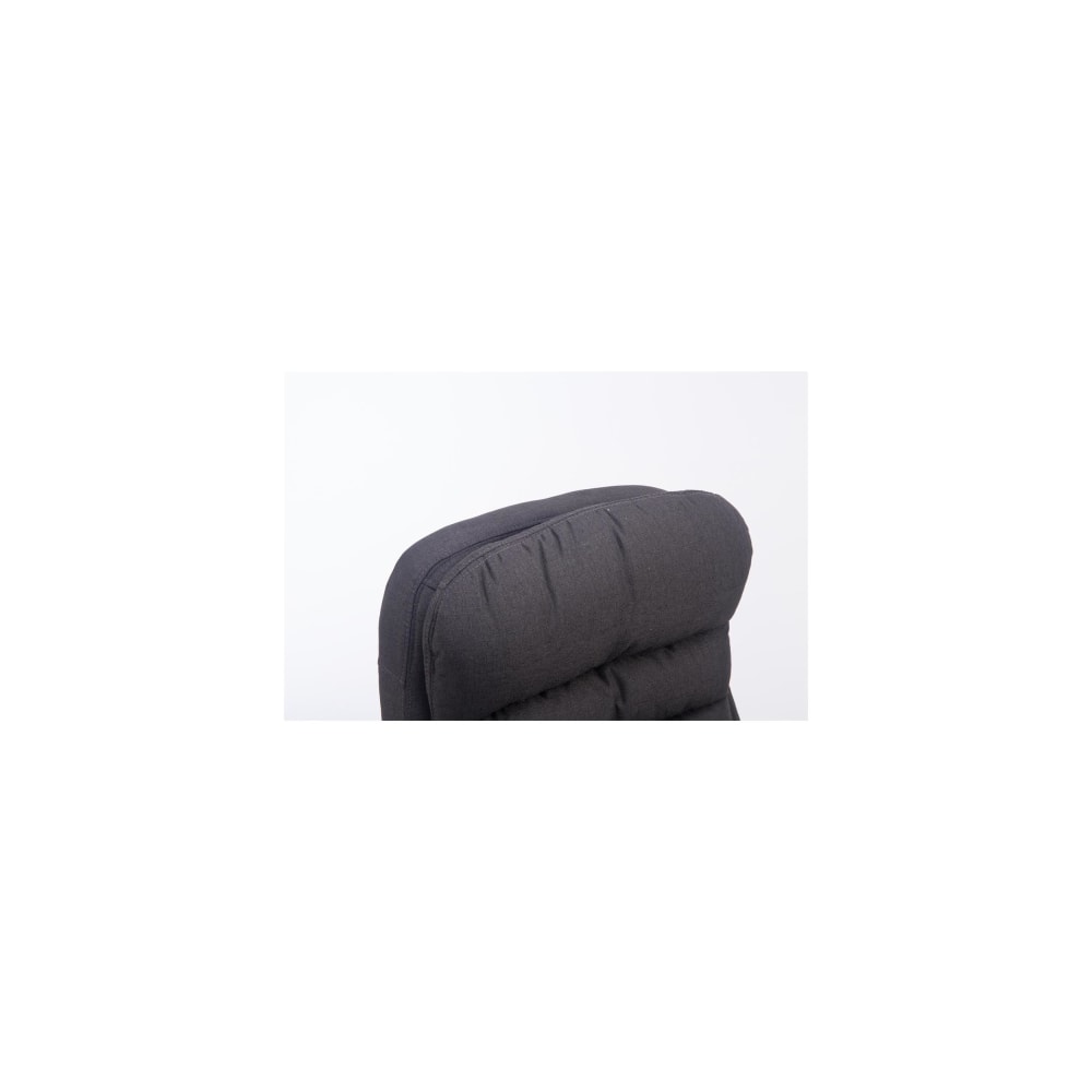 Fauteuil de bureau Big Vancouver en tissu gris foncé avec accoudoirs rembourrés — vue 5