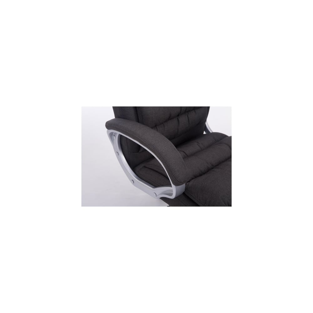 Fauteuil de bureau Big Vancouver en tissu gris foncé avec accoudoirs rembourrés — vue 6