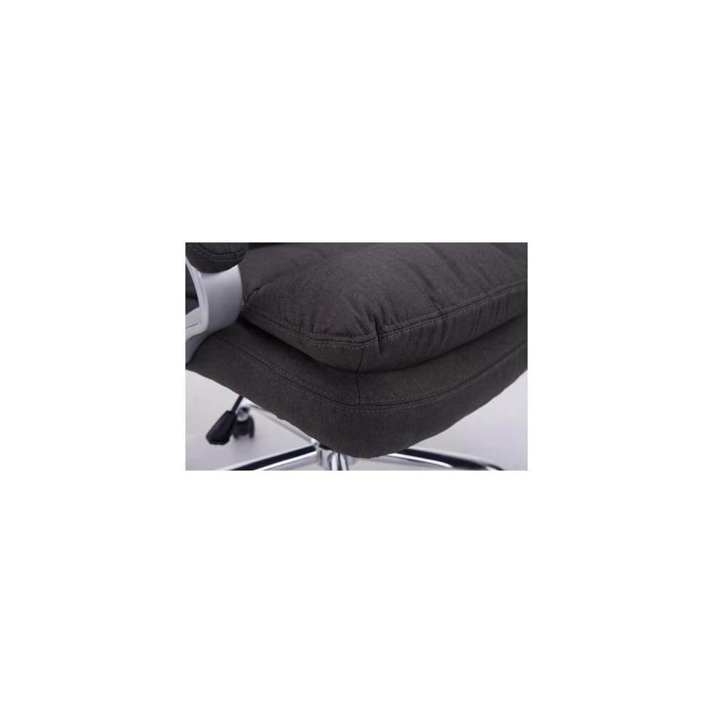 Fauteuil de bureau Big Vancouver en tissu gris foncé avec accoudoirs rembourrés — vue 7