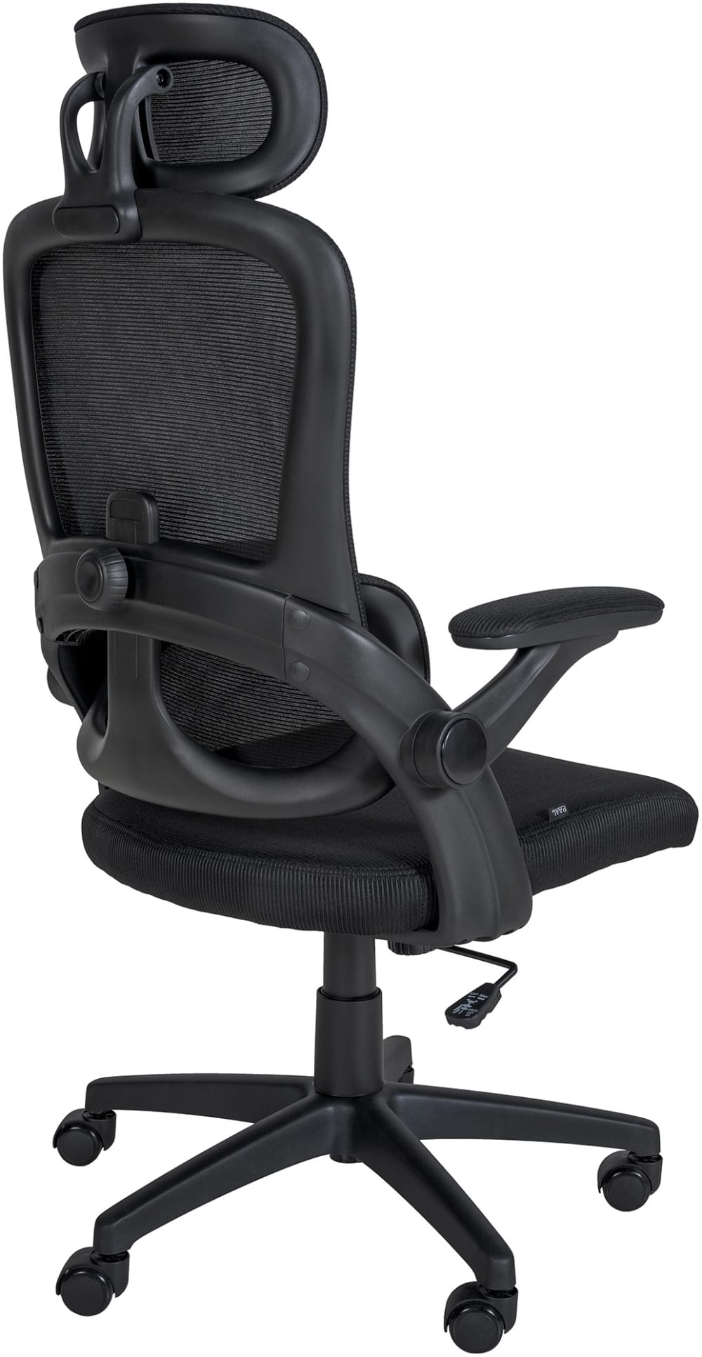 Fauteuil de bureau CLP Garston noir avec soutien lombaire et accoudoirs réglables — vue 3