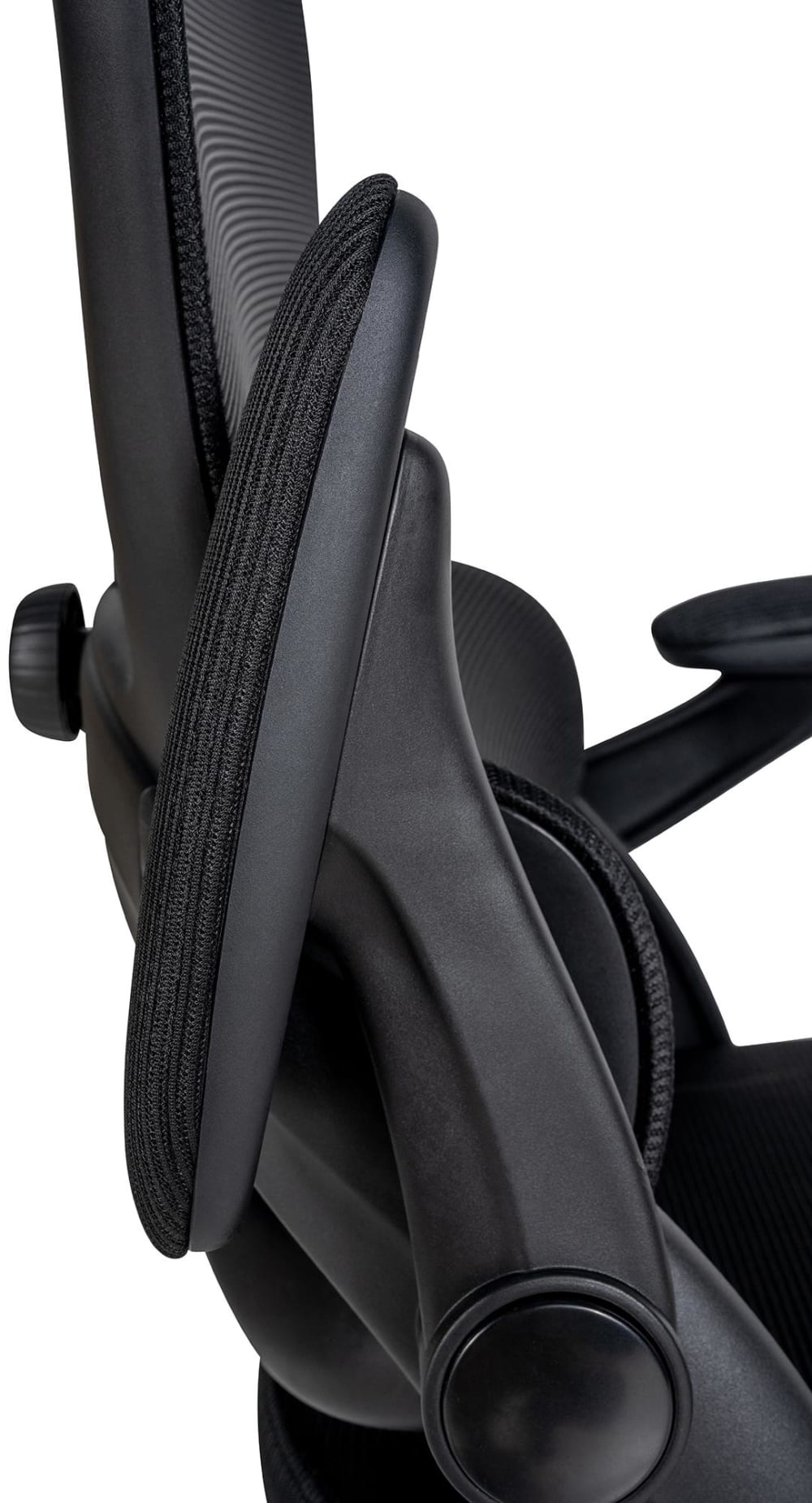 Fauteuil de bureau CLP Garston noir avec soutien lombaire et accoudoirs réglables — vue 6