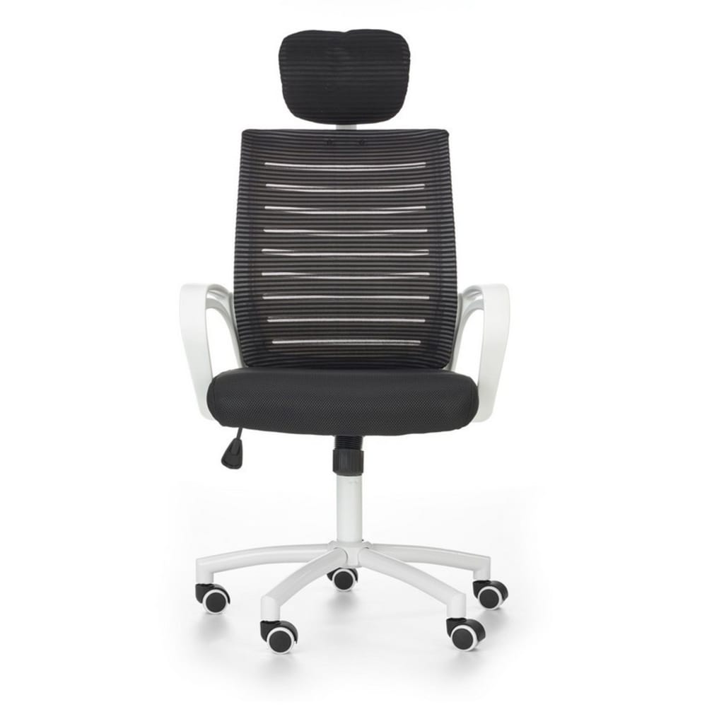 Fauteuil de bureau MSO en filet et tissu polyester, format noir pour le bureau — vue 3