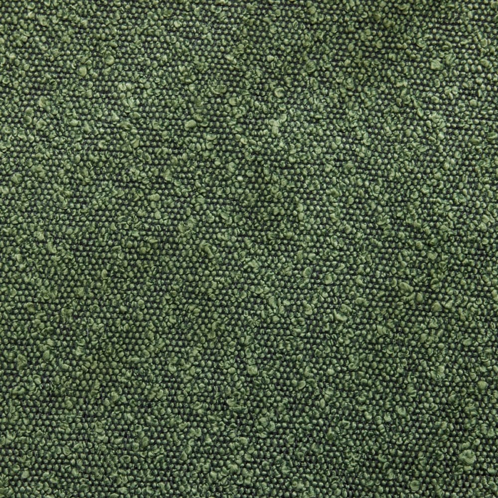 Fauteuil de bureau Ann vert en tissu bouclé avec piètement à roulettes — vue 7