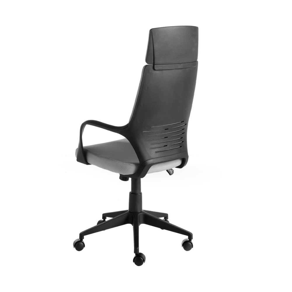 Fauteuil de bureau Angel Cerda 4076 avec assise grise et dossier noir — vue 5