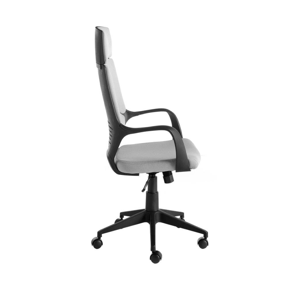 Fauteuil de bureau Angel Cerda 4076 avec assise grise et dossier noir — vue 6