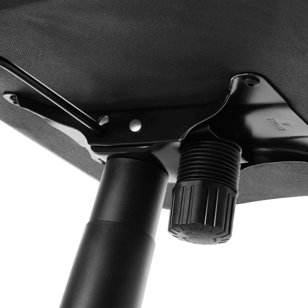 Fauteuil de bureau Tectake noir rembourré avec appui-tête et assise réglable — vue 7